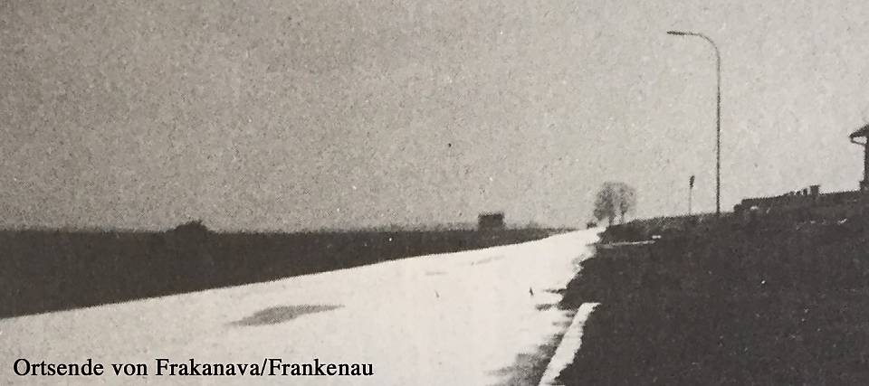 Ortsende von Frakanava